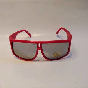 (NWT) Vintage 90's Wrap Around Sun Shield Sport Sunglass (M.Red)